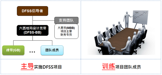 主導(dǎo)實驗DFSS項目/訓(xùn)練項目團(tuán)隊成員
